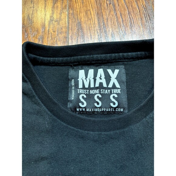 Maximo Apparel MAX  Trust None, Stay True T-Shirt Streetwear Cyber Y2K Style S - Picture 3 of 9